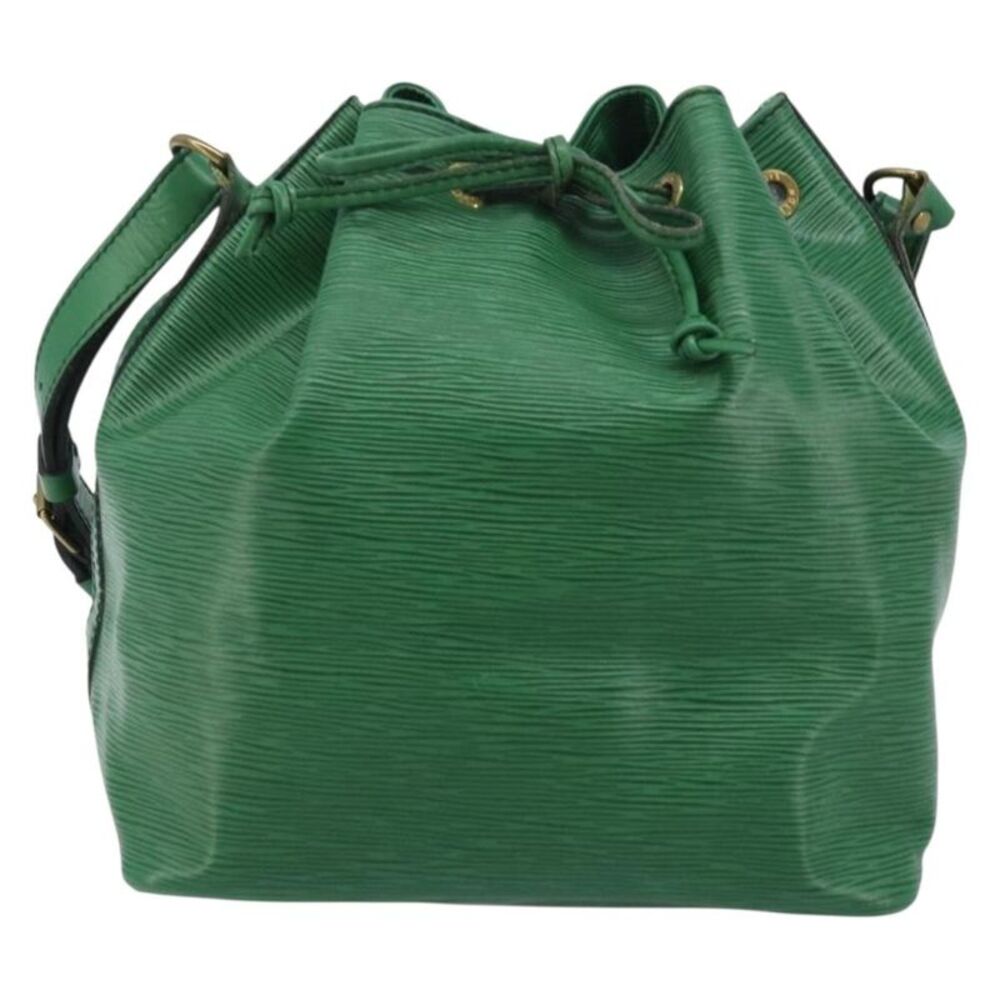 Louis Vuitton Petit Noe Epi Leather Green Leather Shoulder Bag Bag